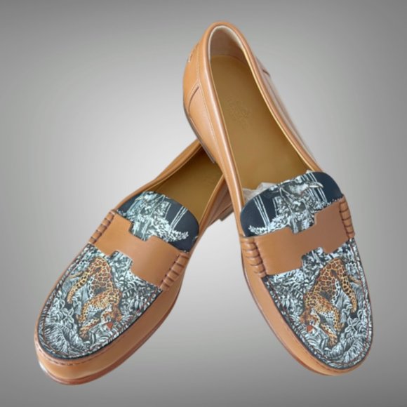 HERMES New Equateur Tatouage Kennedy Loafer Moccasins Shoes Made in Italy - Picture 2 of 16